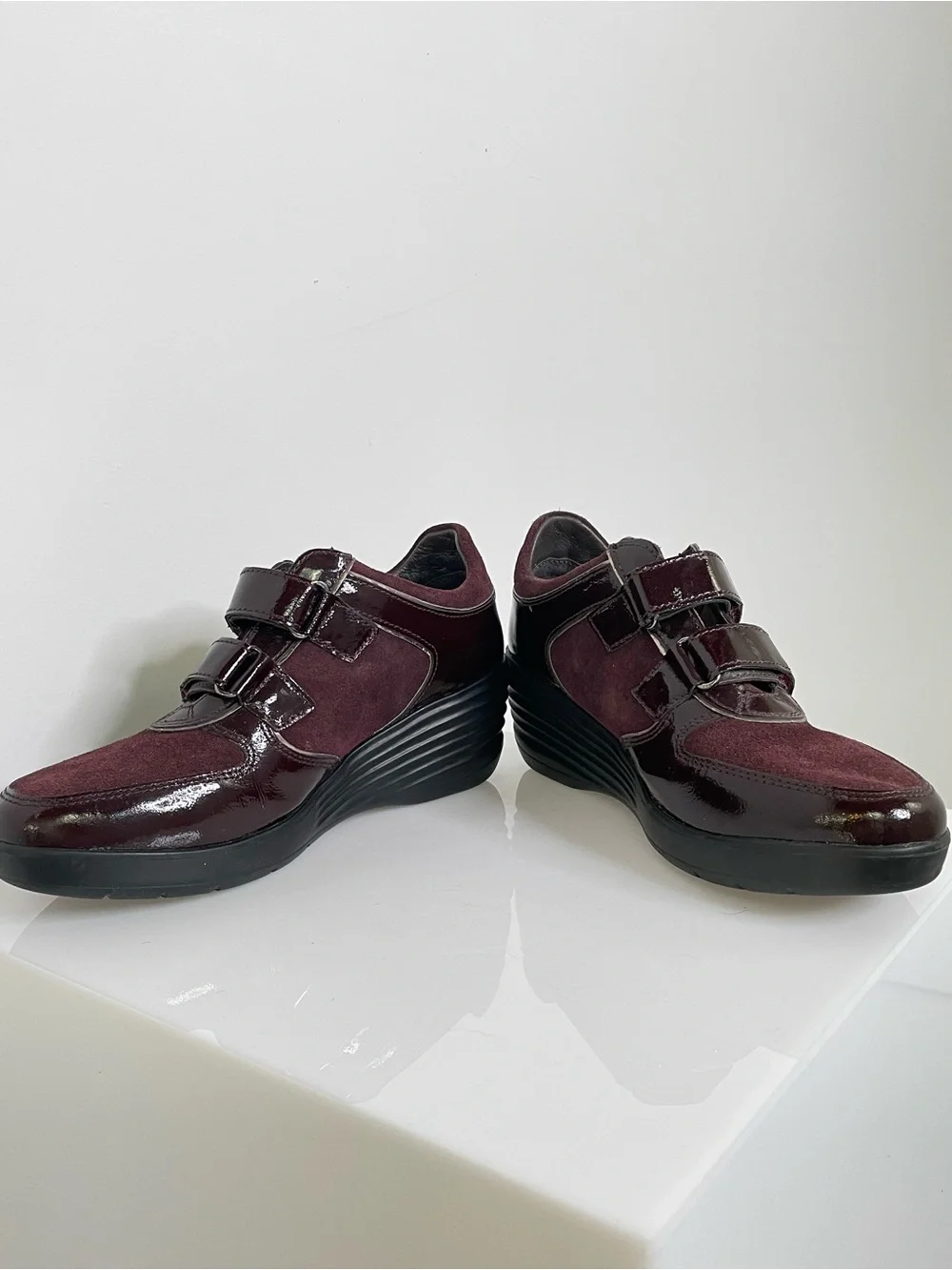 Shoes | Stonefly Suede Leather Sneaker | Comfort | Made in Italy | Burgundy 7